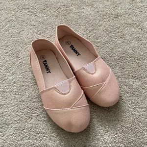 Pink glitter shoes